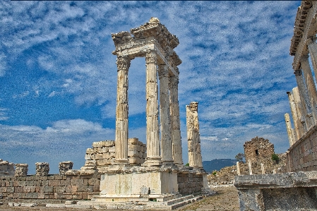 Structure ruins landmark historic site Photo