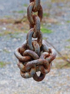 String metal material rusty Photo