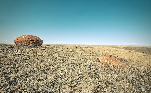 Landschaft gras sand rock Foto