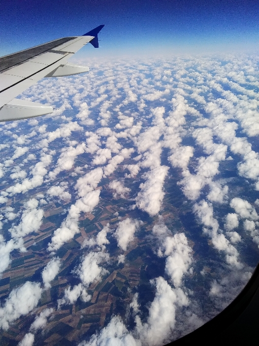 Orizzonte ala nube cielo