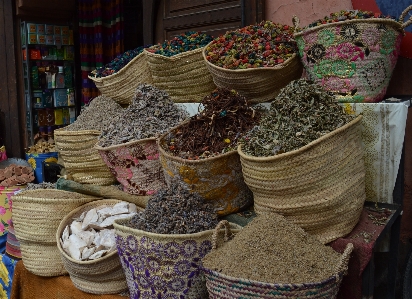 Street shop spice vendor Photo