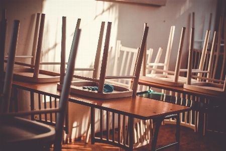 Table wood chair floor Photo