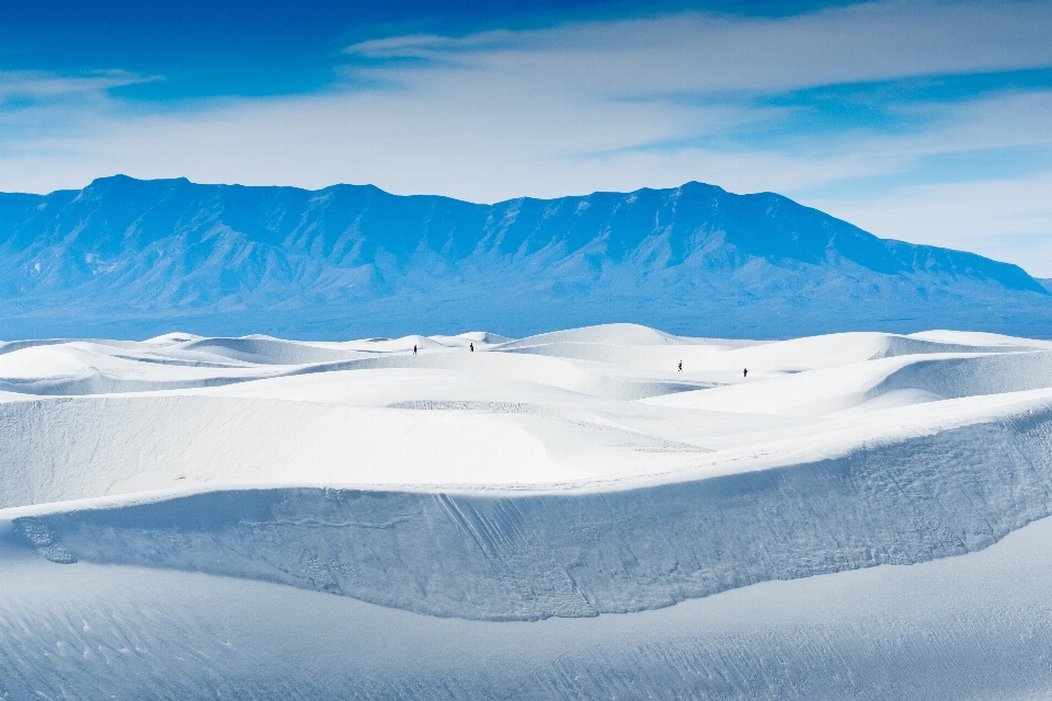 Paysage horizon montagne neige