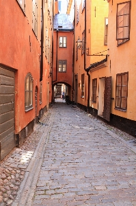 Road street house sidewalk Photo