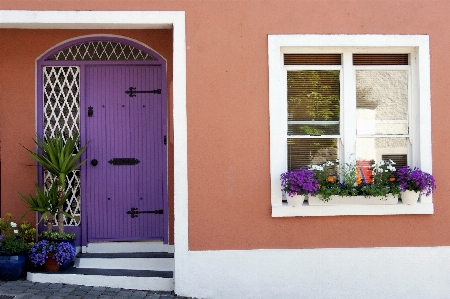 Foto Casa roxo janela sombra