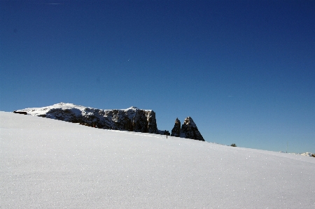 Landscape horizon mountain snow Photo