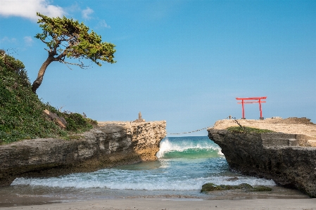 Beach landscape sea coast Photo