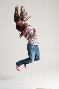 Shoe girl photography jump Photo