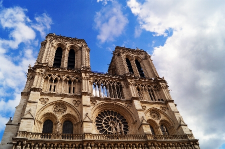 Foto Awan langit bangunan paris