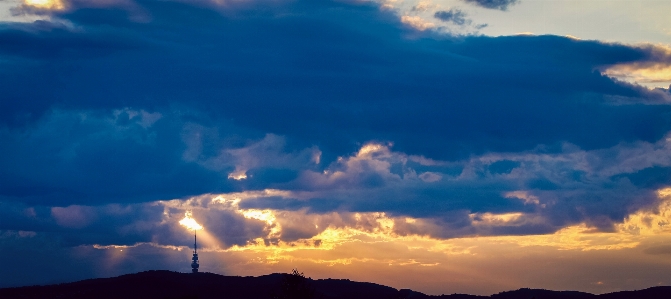 Foto Paisagem horizonte nuvem céu