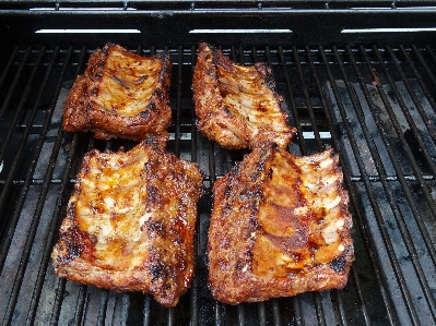 Summer dish cooking bbq Photo