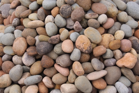 Rock cobblestone home decoration Photo