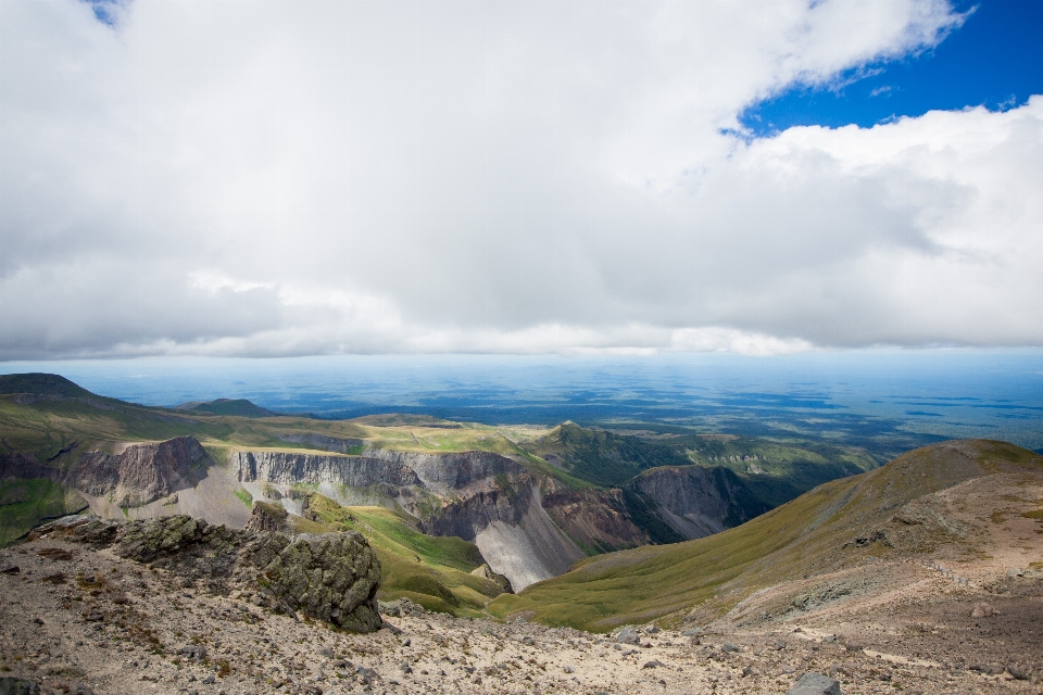 風景 草 rock 山