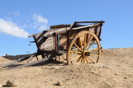 Landscape sand sky cart Photo