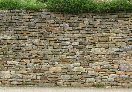 Grass rock fence architecture Photo