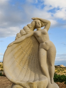 Outdoor sand sky woman Photo