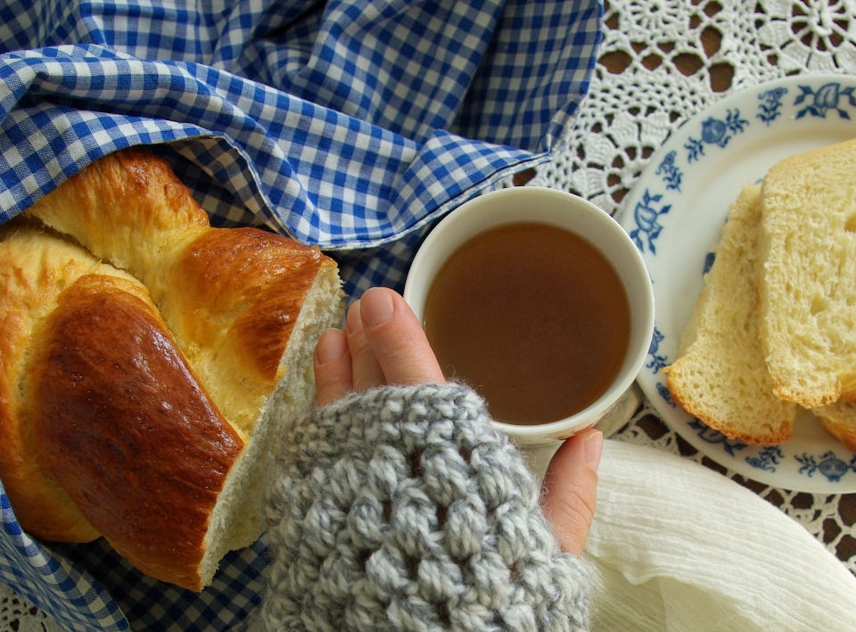 Tè tazza cibo colazione