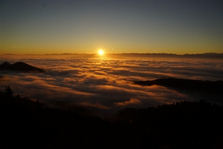 Landscape nature horizon cloud Photo