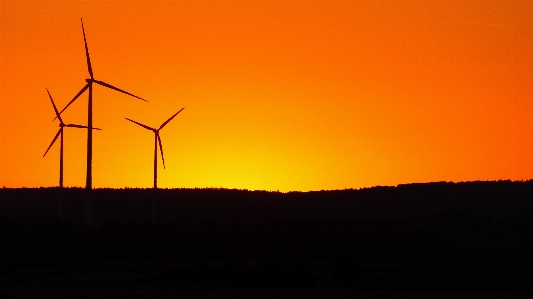 Landscape horizon sky sunrise Photo