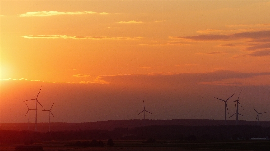 Horizon cloud sky sunrise Photo