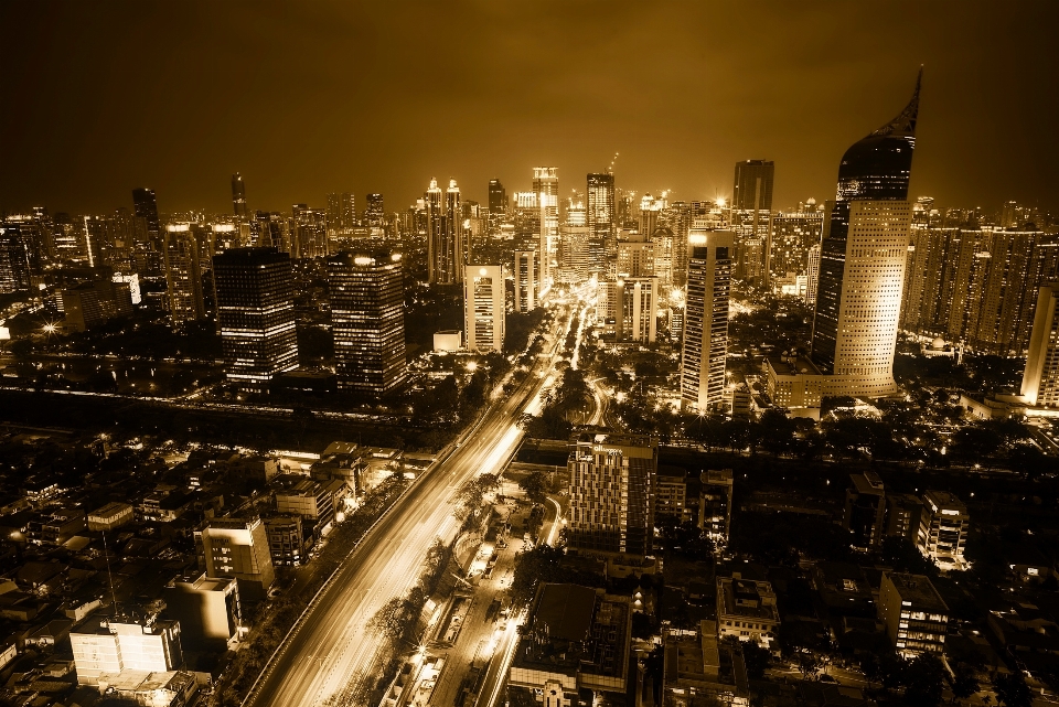 Ciel ligne d'horizon nuit bâtiment