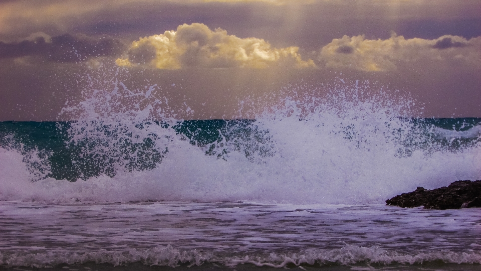 Beach landscape sea coast