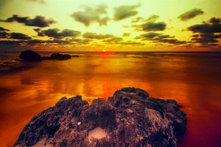 Beach landscape sea coast Photo