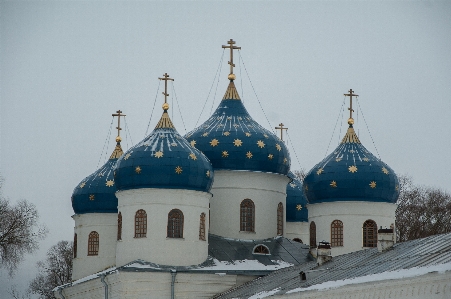 Snow winter sky roof Photo