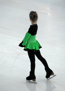 Girl sport recreation ice Photo