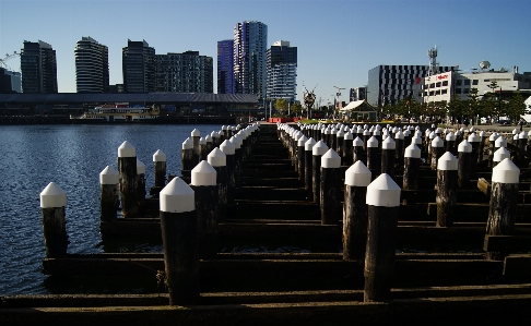 Wasser die architektur horizont stadt Foto