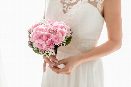 Blossom woman white flower Photo