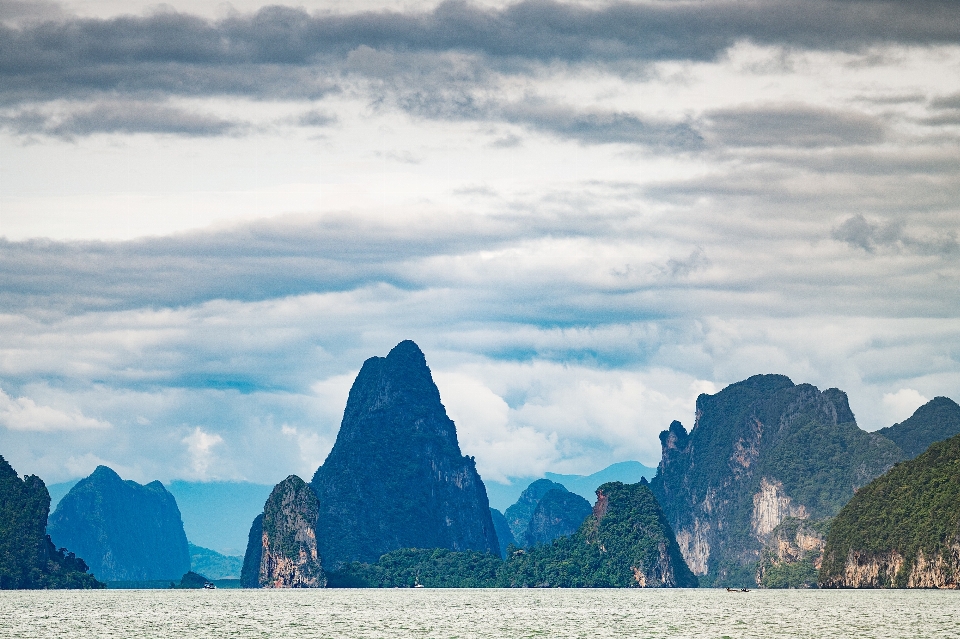 Landscape sea coast water