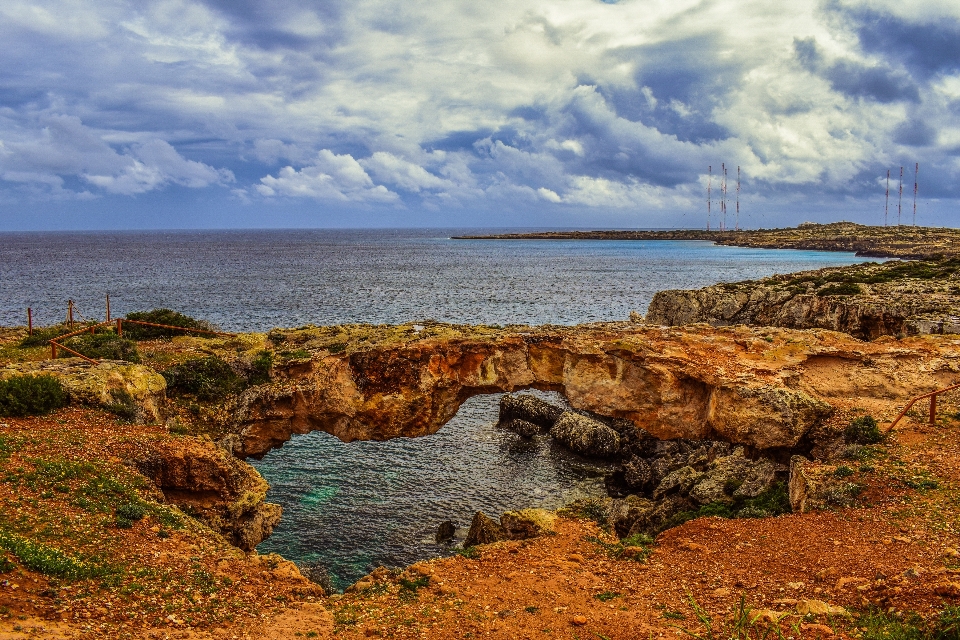 Paisagem mar costa água