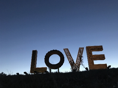 Horizon sky skyline sign Photo