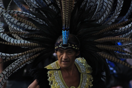 Foto Carnaval asteca festival méxico