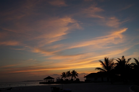 Beach landscape sea horizon Photo