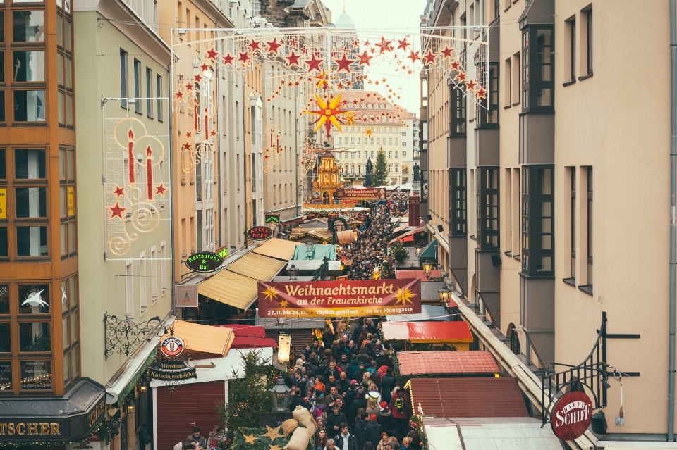 Rue ville repère achats