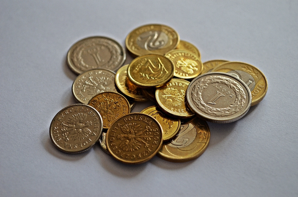 Geschäft golden metall geld