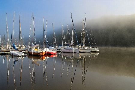 Sea water dock sky Photo