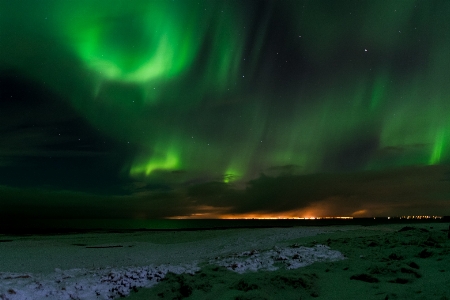 Snow winter light sky Photo