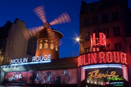 Photo Nuit paris parc d'attractions
 monde