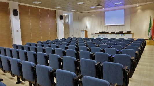 Auditorium meeting blue living room Photo