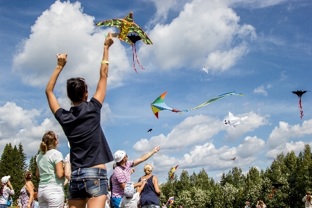 Sky air flower wind Photo