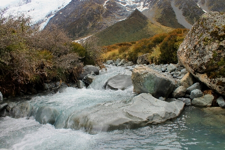 Landscape water rock waterfall Photo