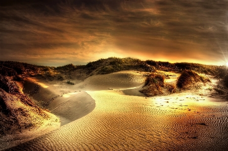 Foto Pantai lanskap laut pesisir