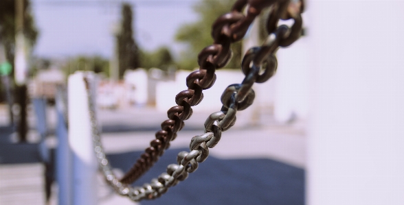 Landscape people string chain Photo