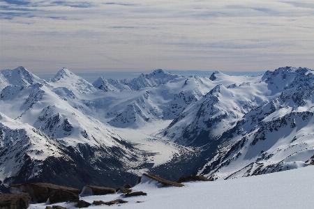 Landscape mountain snow winter Photo