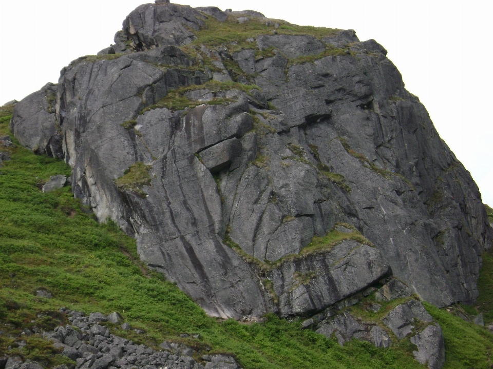 Rock mountain formation cliff