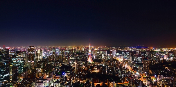 Horizon architecture skyline night Photo