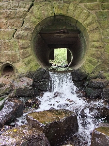 Water rock architecture technology Photo